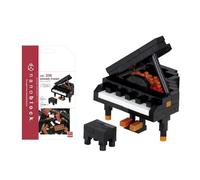 Bandai Nanoblock Grand Piano NBC336 - Minifigura de ladrillo (Juego de construcción de Figuras de Instrumento Musical)