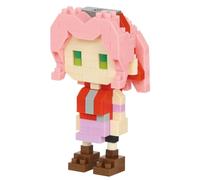 Bandai Nanoblock Naruto Shippuden - Figura Sakura Haruno - Figura de ladrillo de 160 Piezas - Juego de construcción, Montaje maqueta - Kit de construcción de Juguete Infantil de 12 años y +