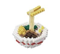Bandai- ramen [foods], nanoblock collection series building kit maquet