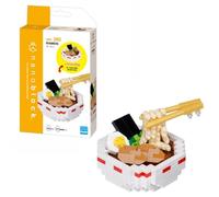 Bandai - Nanoblock - Ramen - Gastronomía Japonesa - NBC392 - Multicolor, Construye un Delicioso Bol de Ramen con microbloques, Una Pieza óptimo para Fans de Japón, el Anime y la Comida Kawaii