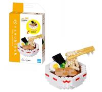 Bandai - Nanoblock - Ramen - Gastronomía Japonesa - NBC392 - Multicolor, Construye un Delicioso Bol de Ramen con microbloques, Una Pieza óptimo para Fans de Japón, el Anime y la Comida Kawaii