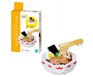 Bandai - Nanoblock - Ramen - Gastronomía Japonesa - NBC392 - Multicolor, Construye un Delicioso Bol de Ramen con microbloques, Una Pieza óptimo para Fans de Japón, el Anime y la Comida Kawaii