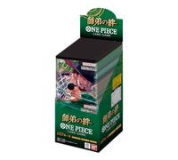 BANDAI ONE PIECE - Caja de refuerzo de cartas Master and Student Bonds (OP-12) (japonés) - 24 paquetes