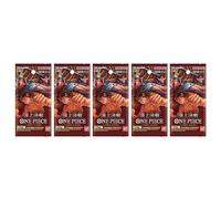 Bandai one piece Juego de Cartas PARAMOUNT Guerra OP-02 Booster 5 Pack TCG Japón