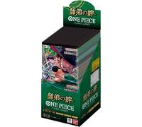 BANDAI ONE PIECE - Caja de refuerzo de cartas Master and Student Bonds (OP-12) (japonés) - 24 paquetes