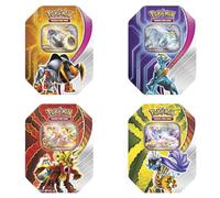 Bandai PC50534 Juego de Cartas Pokémon TCG: Fall ex Tins, Multicolor, CREA tu mazo y desafía a Tus Amigos en duelos épicos, Coleccionable para los Amantes del Anime, Versión en Español
