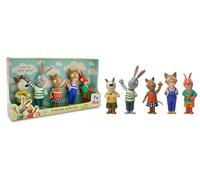 BANDAI Pip and Posy - Paquete de 5 figuras de 5 x 10 cm (Pip, Posy, Zac, Frankie y Jamila) - Regalo perfecto para niños y niñas de 3 a 8 años - Figuras de acción de personajes ideales