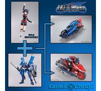 Bandai Plamo High Grade HG X S.H. Figuarts Soryumaru + Tamashii Girl Aoi