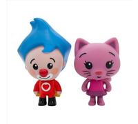 BANDAI Plim Plim - Pack de 2 Figuras PL85042: Plim Plim & Mei-li 7 cm - Juguetes semiarticulados para coleccionar, Juego imaginativo y diversión educativa