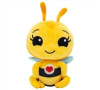 BANDAI Plim Plim - Peluche Abejita DX PL85016 de 30 cm - Interactivo con música, Frases y alas Crunchy, diversión sensorial y educativa para niños