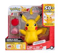 Bandai interactif et SES Accessoires Jouet Avec lumières, Sons mouvements-JW3330 Pokémon POK Pikachu Interactivo y Sus Accesorios, Multicolor (JW3330)