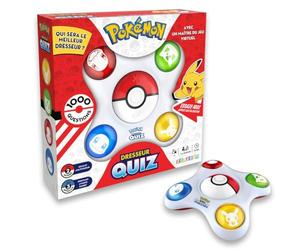 Bandai - Pokémon - entrenador Quiz - Quiz conocimientos 100% Pokémon - Juego electrónico interactivo - habla francesa - ZZ20110 (edición francesa)
