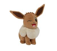 BANDAI - Pokemon - Peluche Evoli (Eevee) - Peluche de 20 cm - Idea de Regalo de Peluche Pokémon para niños y Adultos - Juguete Infantil de 2 años y + - Peluche Pokémon Evoli Licencia Oficial - JW3079