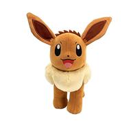 Bandai - Pokémon - Peluche Evoli (Eevee) - Peluche de 30 cm Suave - JW0061