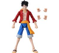 Bandai Red BANDAI Figura Anime Heroes de Luffy One Piece de 17 cm, Multicol (CD)