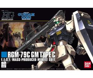 BANDAI Rgm-79C Gm Type C Gunpla Hguc High Grade Gundam 1/144