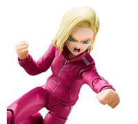Figura tamashii nations dragon ball super androide 18 sh figuarts action figure