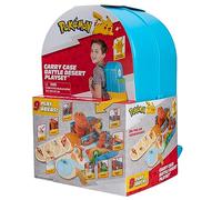 Bandai JW2836 - Mochila para el Entrenador Desierto y el Universo de Juego Pokémon transportable - Bolsa de Accesorios Que se Convierte en Arena Pokémon - Juguete Infantil de 4 años y +