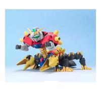 BANDAI SD Gundam BB Warrior 245 Devil Gundam Modelo de plástico codificado por colores, amarillo