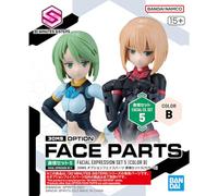 BANDAI Spirits 30MS - Option Face Parts Set de expresión Facial 5 (Color B) - Kit de Modelo