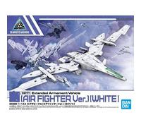 BANDAI SPIRITS- Bandai Hobby Extended Armament Vehicle #01 Air Fighter (White) Model Kit, Multicolor (')
