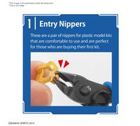 Bandai Juego de herramientas de entrada para modelistas Nipper – Kit esencial hobby