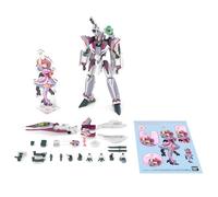 BANDAI Spirits HG Macross Δ (Delta) VF-31C Siegfried (Mirage Farina Genus Machine), Juego de Lujo, Escala 1/100, Modelo de plástico codificado por Colores