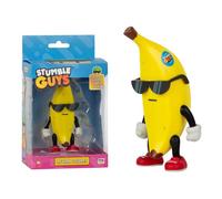 Bandai Stumble Guys PMS6010B Banana Guy - Figura de 11 cm con Pegatinas, diseño articulado