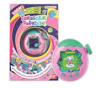 Bandai, Tamagotchi Land Paradise Mascota Virtual, Rosa 43421, Juguete Electrónico, Optimo para Niños Mayores de 6 Años Haz Zoom hacia el paraíso para cuidar de tu Mascota electrónica