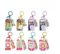 Bandai Tamagotchi - Llavero personalizado, goma de mascar, juguete de caramelo, se vende en caja, juego de 10