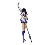 Bandai Tamashii Nations Tamashi, Pretty Guardian Sailor Moon S, Sailor Saturn -Animation Color Edition, Spirits S.H.Figuarts (BAS61508)