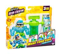 Heroes of Goo Jit Zu Bandai Figura de Accion - Hero Creator, CREA tu Propia Figura del temible Trash y desata Las Posibilidades ¡Estruja y Estira! Multicolor CO42786