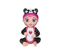 BANDAI- Tiny Toes - Mini muñeca interactiva de 14 cm - Gabby Babille - Panda - Negro y Blanco - Color (82796)