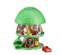 Bandai V700200 Timber Tots by Klorofil-Magic Tree House con 2 Figuras, Eliot de The Fox Ruby from The Bear Family, Juego de Aprendizaje Preescolar y Juguete de Actividad, Juguetes Retro V700200