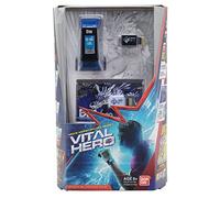 BANDAI Vital Hero, Azul (incluye tarjeta de atenuación "Wolf Howl"), talla única, Vital Hero Digimon