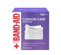 Bandaid First Aid Gauze Pads 2x2 25 Ct by Band-Aid
