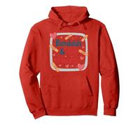 Bandaids & Big Hearts: Regalo de reconocimiento para una Enfermera cariñosa Sudadera con Capucha, Unisex para Adultos, Rojo, L