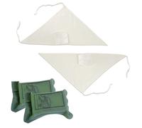Bandaje Triangular de Emergencia de Trauma - Primeros Auxilios Fractura Splint Sling Wound Protect Burn Bandage, Estéril