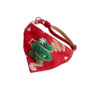 Bandana - 6.3x4.33x0.79 Inches, Christmas Cat Collar, Lightweight | Comfortable Cat Collar, Dog Bandana For Family Gathering Photoshoot Party Role Play Performance
