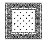 Bandana Amarillo Rojo Negro Azul Verde Rosa Hombres Mujeres Algodón Unisex Pañuelo para Cabeza Ancho Diadema Moda Accesorio Equitación Motociclismo Pesca Senderismo Actividades Al Aire Libre 54cm