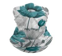 Bandana Arte En Tonos Verde Azulado, Gris Y Blancos. Inodoro Bufanda De Tubo Sostenible Head Wrap para Running Caza Yoga 2 Unidades