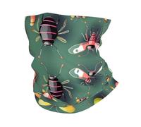 Bandana Atlas De Insectos Pasamontañas Multifuncional Cuello Bufanda Antideslizante Calentador De Cuello para Cámping Correr Senderismo