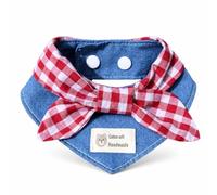 Bandana Babero Mascotas Pajarita, S: Cuello 19-23cm, 1.5-2.5kg
