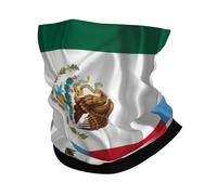 Bandana Bandera De México, México Y Guatemala Ondulada Pasamontañas Elegante Cuello Bufanda Respirable Calentador De Cuello para Senderismo Cámping Ciclismo 25X50CM