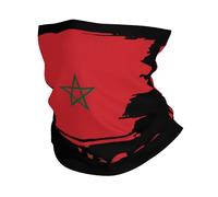 Bandana Bandera Marroquí Vintage De Marruecos Pasamontañas Durable Cuello Bufanda Elegante Calentador De Cuello para Cámping Correr Senderismo 25X50CM