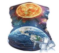 Bandana Cielo Estrellado Multifuncional Cubrecuello Todas Las Estaciones Headband para Monta Caza Pesca 2 Unidades
