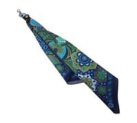 Bandana con patrón floral occidental para mujeres y hombres, pañuelo cuadrado turbante para la cabeza, pañuelo punk, transpirable, para deportes al aire libre, C, Talla única