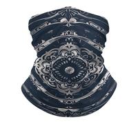Bandana con Silver Line Elástica Bufanda Absorbente Máscara Facial para Aire Libre Carnaval Ciclismo 2 Unidades
