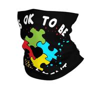 Bandana Concientización sobre El Autismo: Está Bien Ser Diferente Protección UV Pasamontañas Microfibra Bufanda Facial para Deportes Al Aire Libre Ciclismo