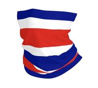 Bandana Costarica Bandera Clásica Costarricense Absorbente Braga De Cabeza Resistente A La Formación De Bolitas Máscara Facial para Raves Kayak Monta 2 Unidades